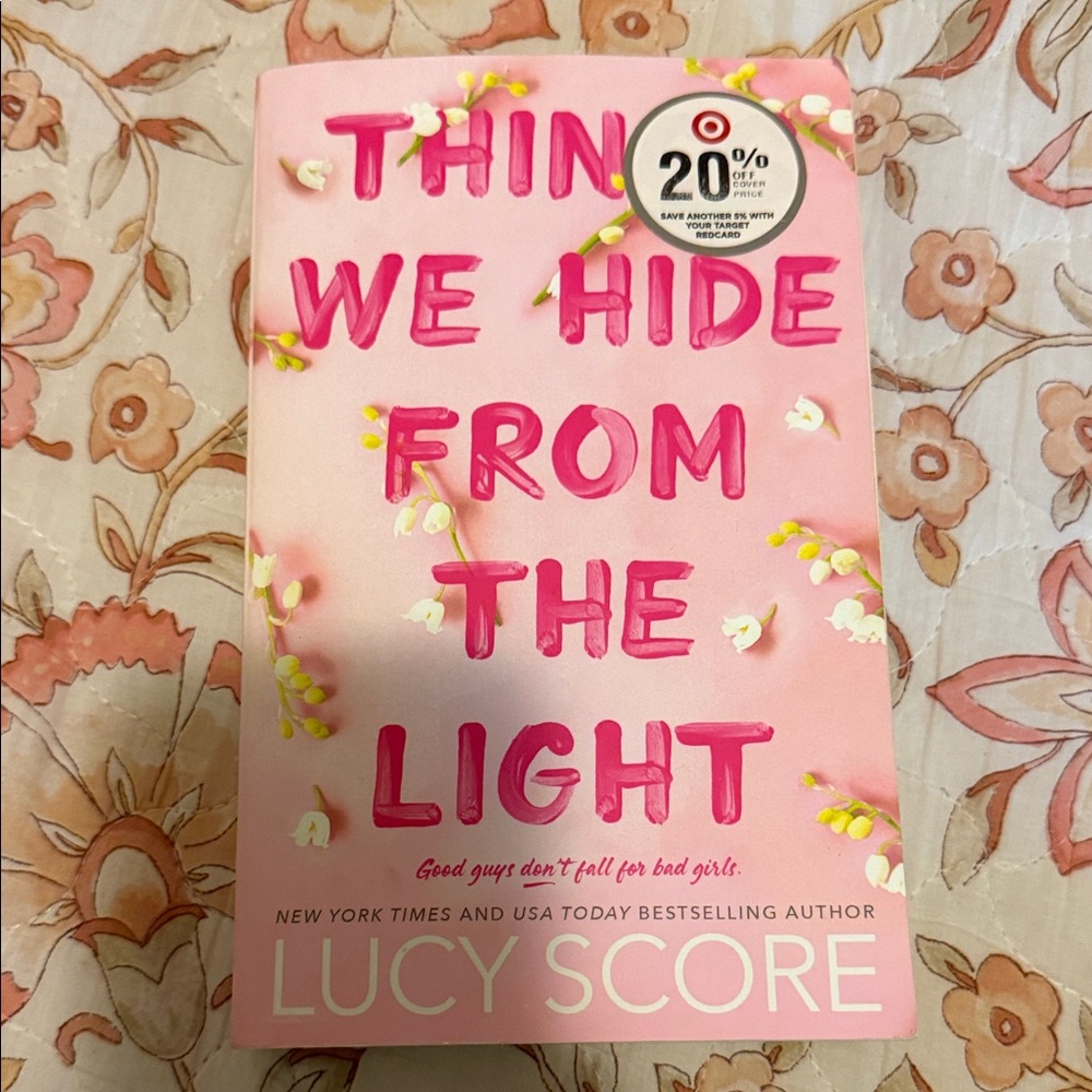 Pink 'Things We Hide From the Light' Book